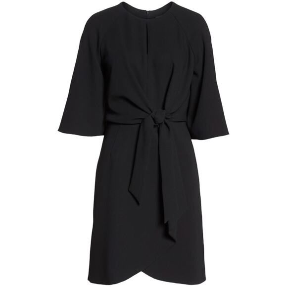 Tahari Tie Front Crepe Sheath Dress 8 NWT - Picture 13 of 13